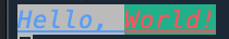 Good ANSI output example.
